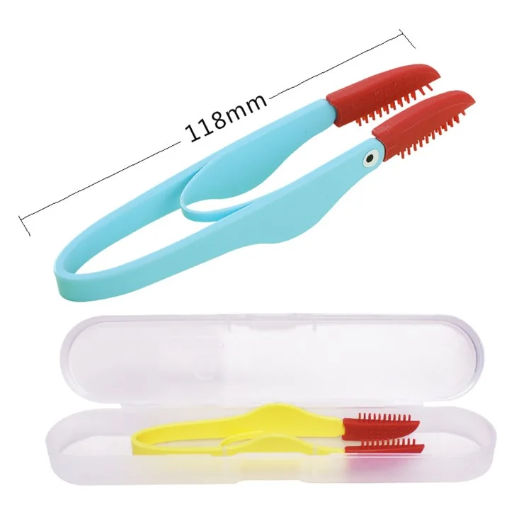 Soft Silicone Head Tear Stain Removal Comb for Cats Dogs Eye Discharge Cleaning Pet Eye Care Tool - Blue
