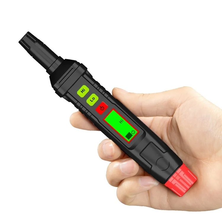 Detector de gas portátil TASI TA8407A, estilo de bolígrafo, detector de gas combustible, gas natural inflamable, alarma, sensor altamente sensible