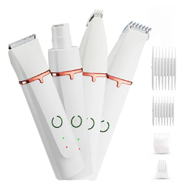 HD2050 4 in 1 Pet Electric Hair Trimmer Mit 4 Blättern Pfleger -clipper -nagelschleifer Werkzeugkit