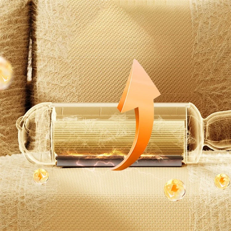 AIWO Static Adsorption Clothes Sheet Hair Lint Removal Tool Pet Hair Lint Remove Brush - Yellow