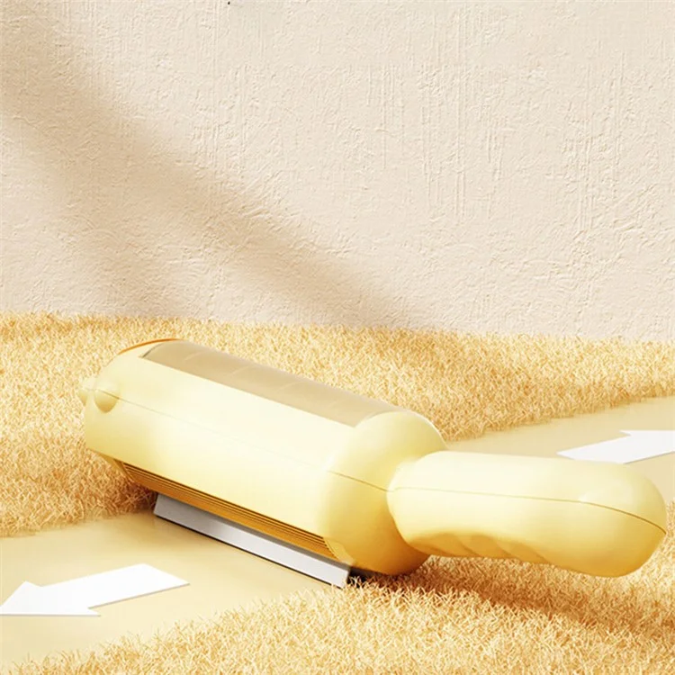 AIWO Static Adsorption Clothes Sheet Hair Lint Removal Tool Pet Hair Lint Remove Brush - Yellow
