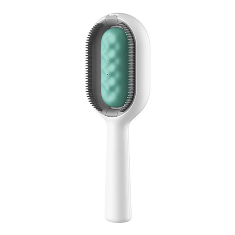 Pet Essential Oil Comb Grooming Brush Comb for Dogs and Cats Massage Removes Loose Fur - Blue / For Long Fur