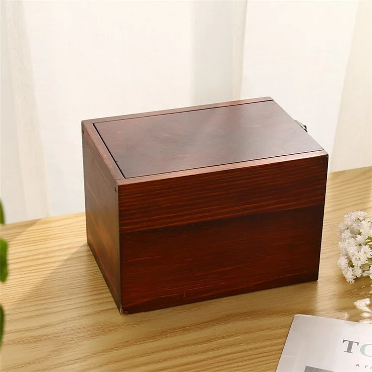 Wooden Pet Memorial Urns Dog Cat Ashes Memory Boxes Funeral Cremation Urns with Photo Frame