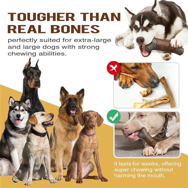 SZ-01 Dog Chewing Toy Wood Branch de Madera de Madera TPR TPR (sin Dentición Bpa, CPC / FDA / Rohs Certificado)