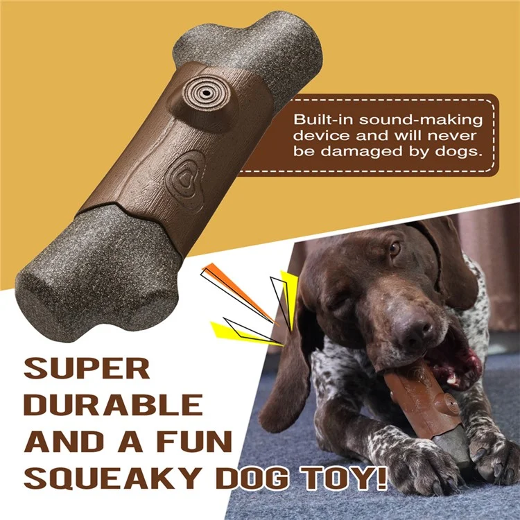 SZ-01 Dog Chewing Toy Wood Branch de Madera de Madera TPR TPR (sin Dentición Bpa, CPC / FDA / Rohs Certificado)