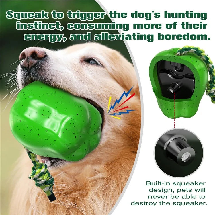 PG-01 TPR Dog Scifleggine da Masticare Giocattolo Per Animali Domestici (BPA Free, CPC / FDA / Rohs Certificato) - Verde