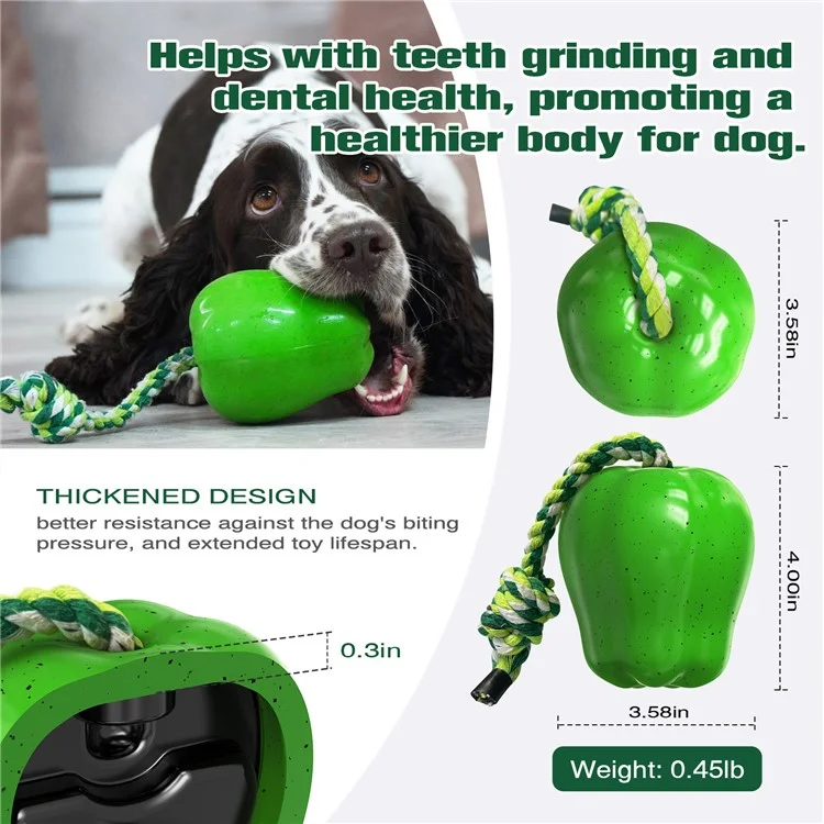 PG-01 TPR Dog Scifleggine da Masticare Giocattolo Per Animali Domestici (BPA Free, CPC / FDA / Rohs Certificato) - Verde