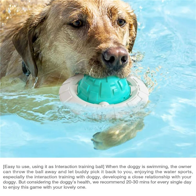 WXQ-02 Dog Interativo Privente Volo Voisto Chewing Sheaky Troy (BPA Free, CPC / FDA / Certificado Rohs) - Lago Blue