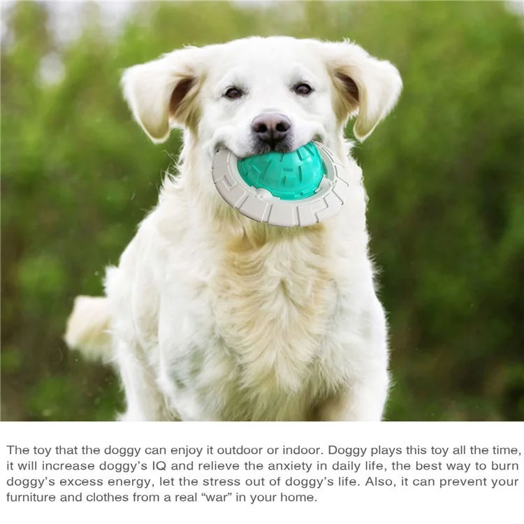 WXQ-02 Dog Interativo Privente Volo Voisto Chewing Sheaky Troy (BPA Free, CPC / FDA / Certificado Rohs) - Lago Blue