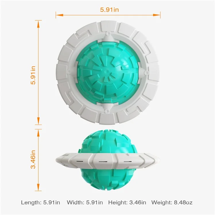 WXQ-02 Dog Interativo Privente Volo Voisto Chewing Sheaky Troy (BPA Free, CPC / FDA / Certificado Rohs) - Lago Blue