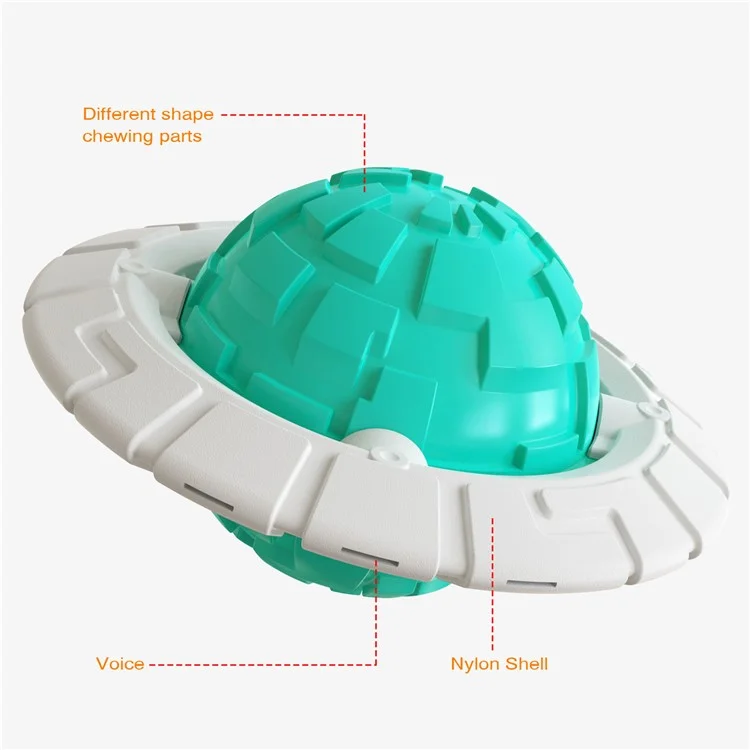 WXQ-02 Dog Interativo Privente Volo Voisto Chewing Sheaky Troy (BPA Free, CPC / FDA / Certificado Rohs) - Lago Blue