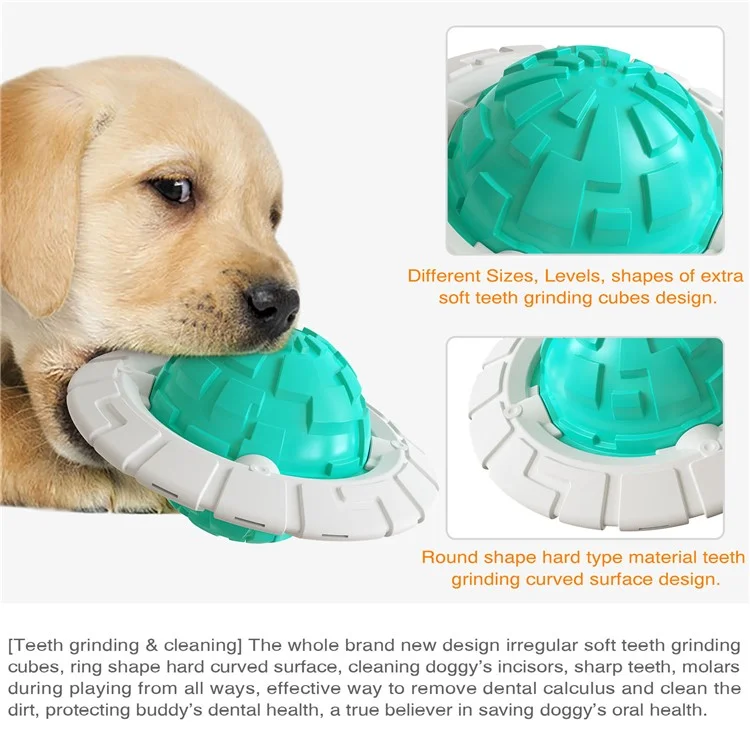 WXQ-02 Dog Interativo Privente Volo Voisto Chewing Sheaky Troy (BPA Free, CPC / FDA / Certificado Rohs) - Lago Blue