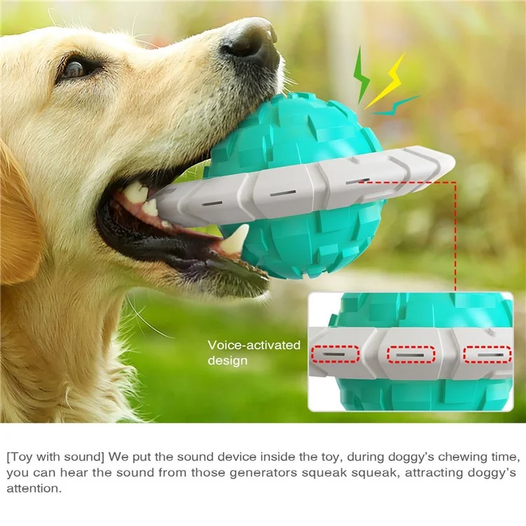 WXQ-02 Dog Interativo Privente Volo Voisto Chewing Sheaky Troy (BPA Free, CPC / FDA / Certificado Rohs) - Lago Blue