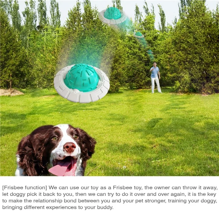 WXQ-02 Dog Interativo Privente Volo Voisto Chewing Sheaky Troy (BPA Free, CPC / FDA / Certificado Rohs) - Lago Blue