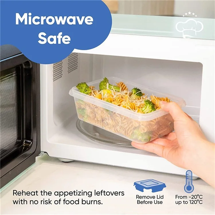 Conjunto de 24 Pcs de Recipientes de Armazenamento de Alimentos para Cozinha com Tampa Hermética (Certificado BPA-Free, FDA / LFGB / FCM)