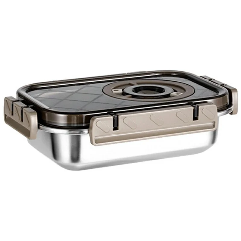 Stainless Steel Food Storage Container 680ML Leak-Proof Salad Container with Lid (No FDA)