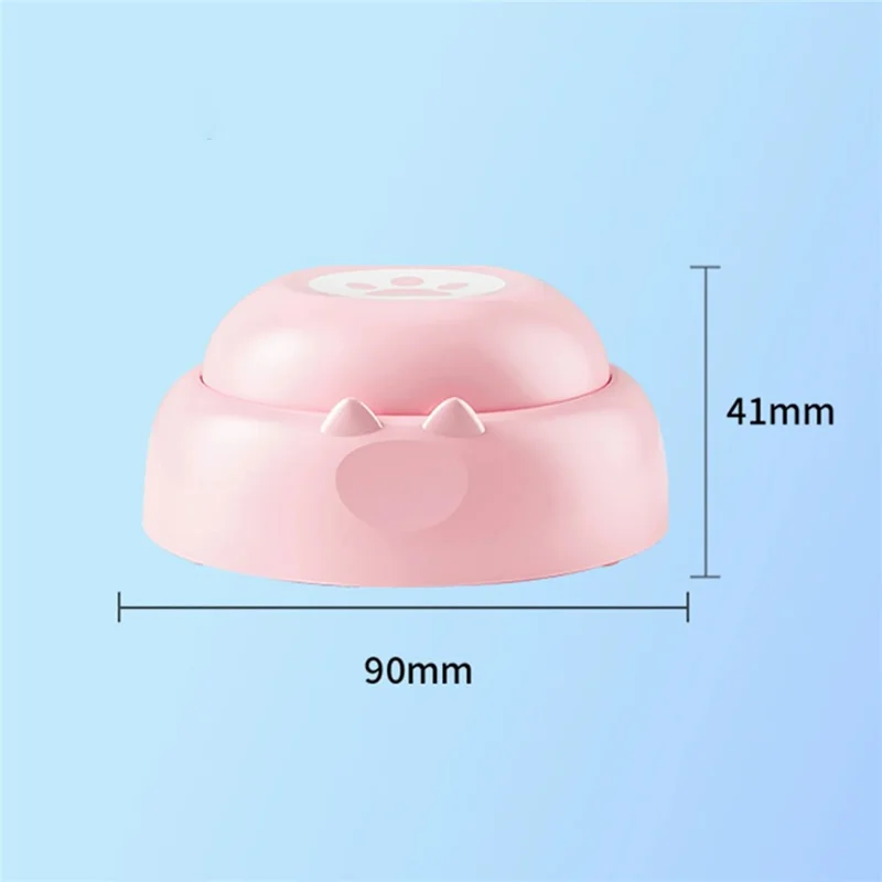 Pet Communication Sound Button Recordable Voice Trainer Gift for Interactive Training - Pink