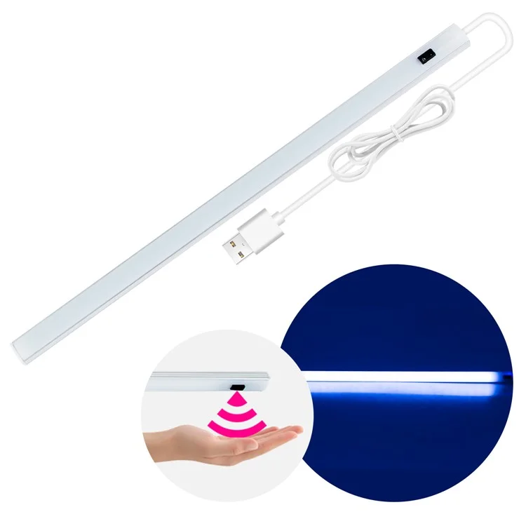 Motion Sensor LED Under Cabinet Night Light 15 LEDs Human Body Induction Lamp for Closet Wardrobe 0.2m - White