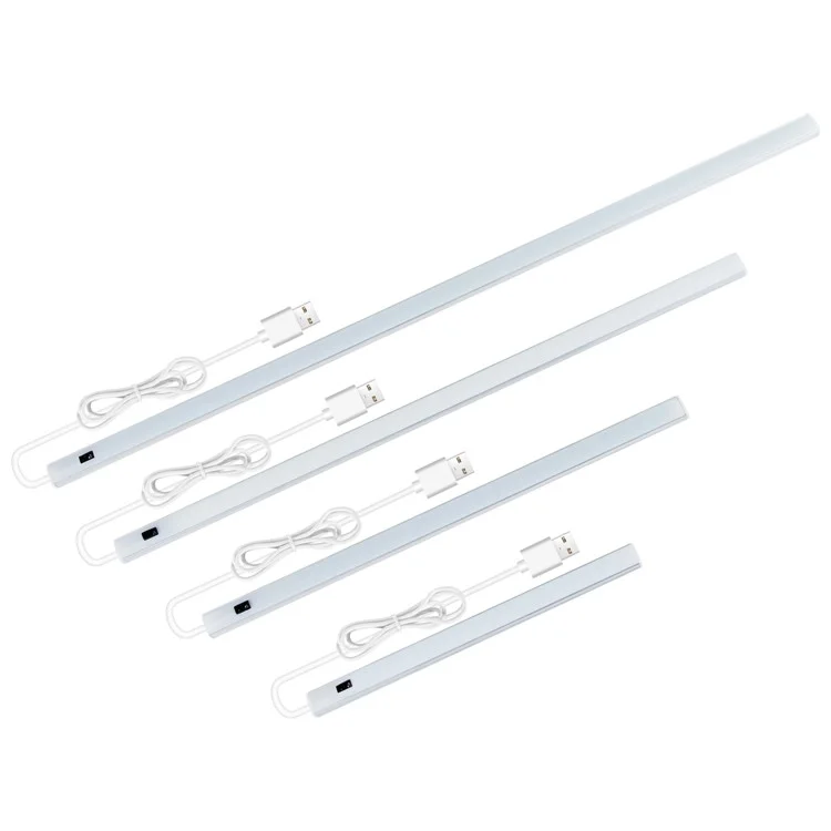 35 LEDs Motion Sensor LED Under Cabinet Night Light Human Body Induction Long Strip Lamp for Closet Wardrobe 0.4m - White