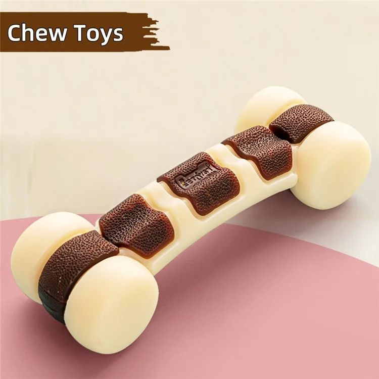 Eetoys Starch+Nylon Dog Toothing Toy Pet Dog Chew Toy Chewer Bone (sem Certificação Sem Fda), Tamanho: S