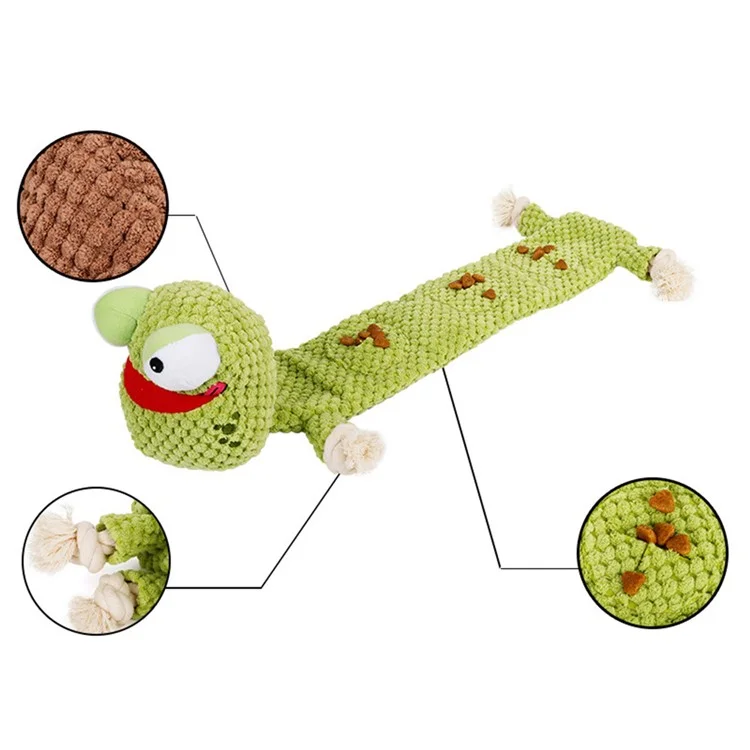 Pet Food Sniffing Squeezing Sound Bite Resistant Teeth Cleaning Interactive Dog Toy ST
