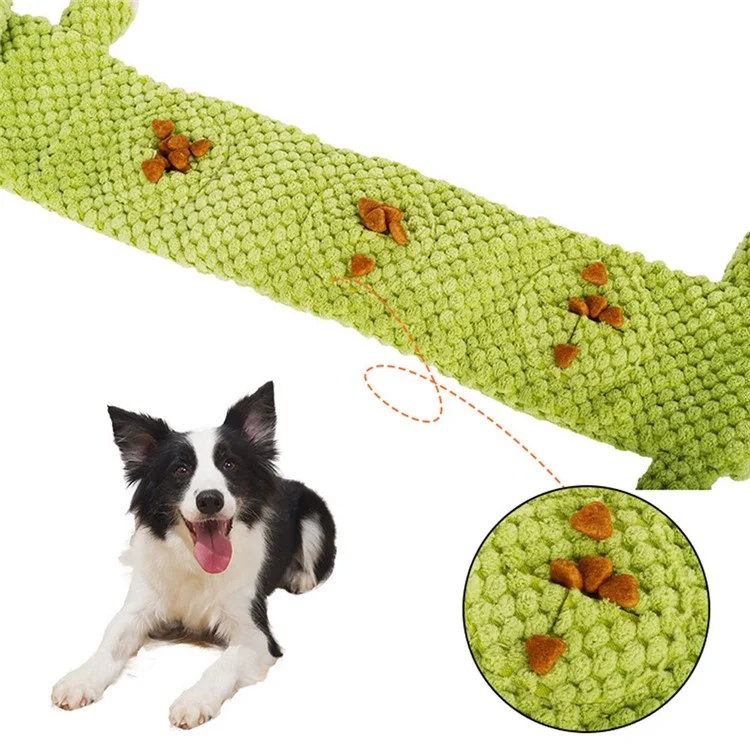 Pet Food Sniffing Squeezing Sound Bite Resistant Teeth Cleaning Interactive Dog Toy ST