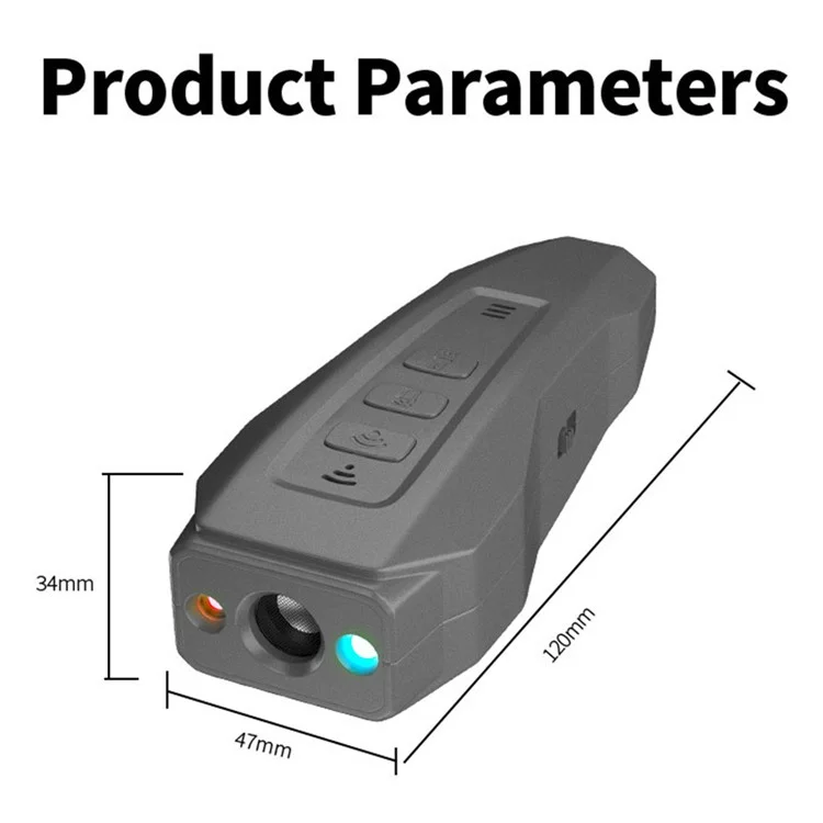 Portable Ultrasonic Pet Dog Anti Barking Device Rechargeable LED Flash Training Aid - Dark Grey