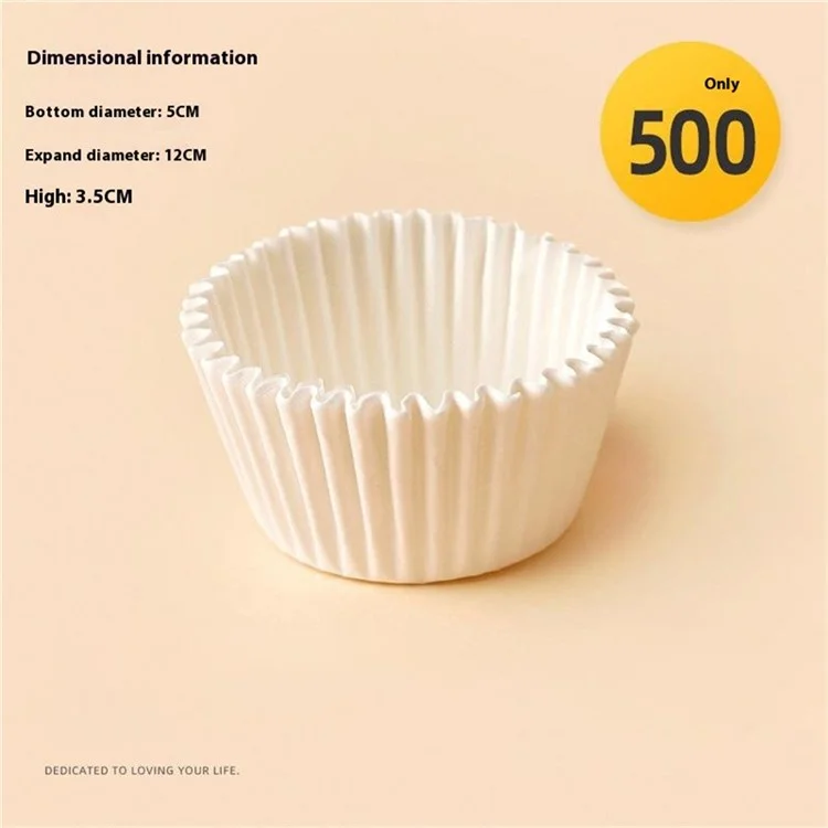 500 Pièces Caissettes de Cupcake Jetables Taille XL, Moules à Muffins en Papier, Sans BPA, Certifié FDA