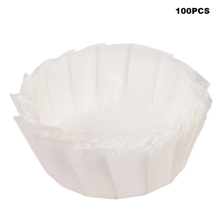 100Pcs 4 inch Basque Cheesecake Silicone Oil Paper Tray Cupcake Liner Baking Cup (BPA Free, FDA Certified)