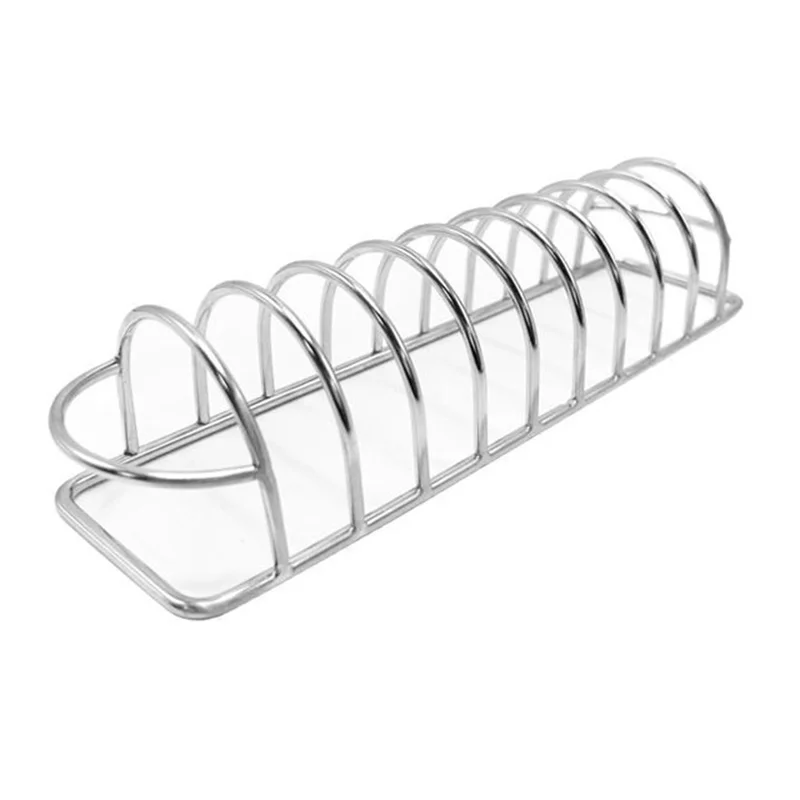Support de Côtes en Acier Inoxydable pour Barbecue Extérieur - Support de Cuisson pour Viande de Grill (Sans BPA, Non FDA)