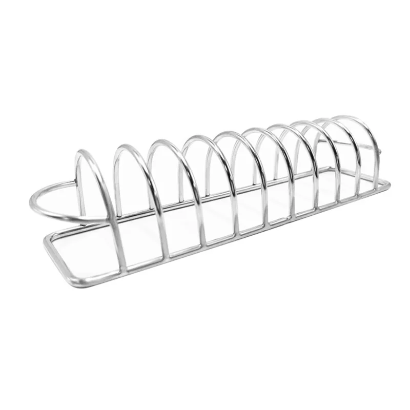 Support de Côtes en Acier Inoxydable pour Barbecue Extérieur - Support de Cuisson pour Viande de Grill (Sans BPA, Non FDA)