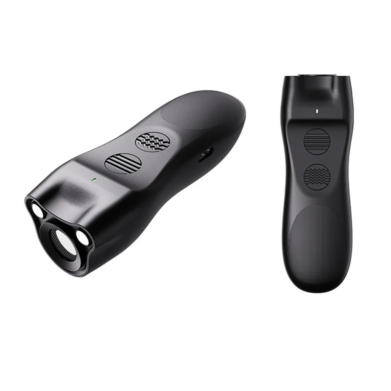 P23 Mini Ultrasonic Anti Barking Device for Dogs Gift Portable Bark Control Dog Training Deterrent - Black