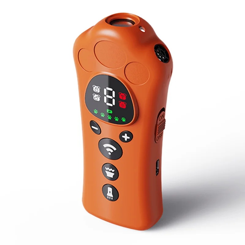 A18 10 trybów z cyfrowym wyświetlaczem 3-głowicowy ultradźwiękowy odstraszacz psów urządzenie prezent dla treningu psa