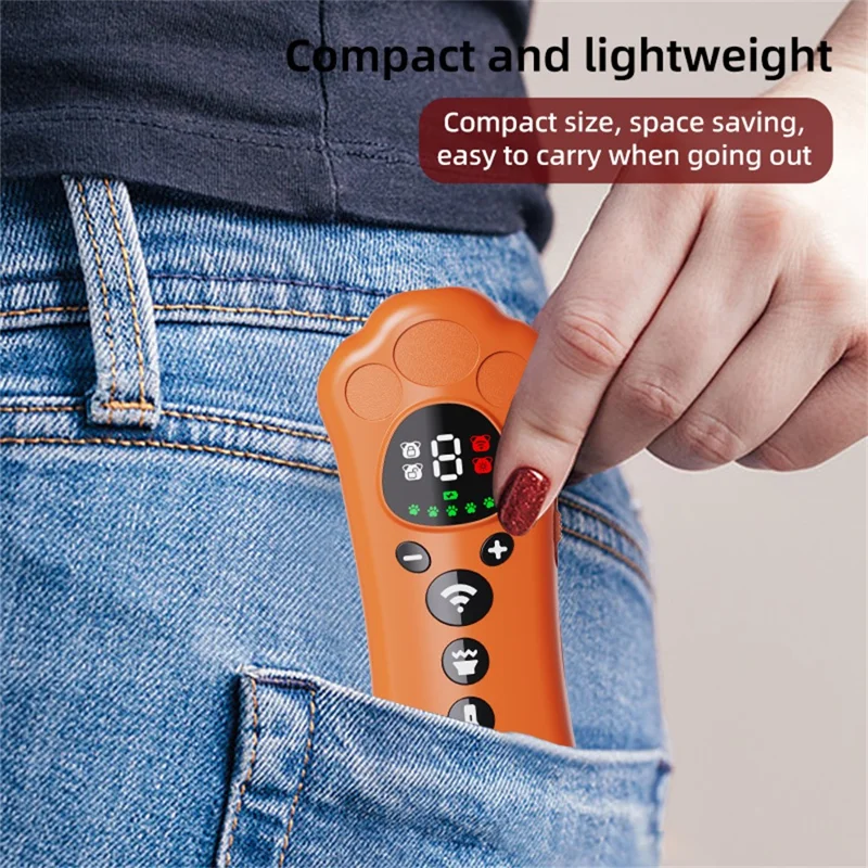 A18 10 trybów z cyfrowym wyświetlaczem 3-głowicowy ultradźwiękowy odstraszacz psów urządzenie prezent dla treningu psa