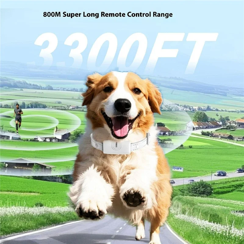 789 Rechargeable Dog Training Collar Gift Electric Shock Vibration Anti Bark Pet Collar with Sound and Light, 1 Remote + 2 Receiver