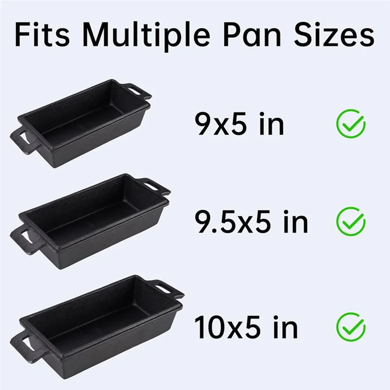 0,7 mm tyk silikonebagemåtte til toastovn / Ikke-klistrende, varmebestandig bagelinie (FDA-testet, FCM-certificeret, BPA-fri) - Grå