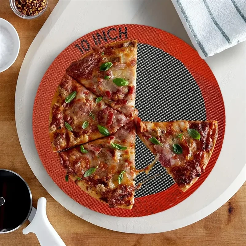 8 inch Silicone Baking Mat Round Non Stick Heat Resistant Cooking Sheet  (BPA Free, with FDA)