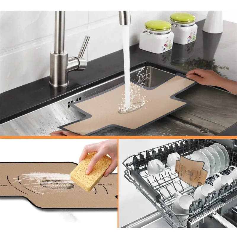 2Pcs 0.7mm Thick Silicone Baking Mat Set Large and Small Double-Eared Bread Sling Non-Stick (FDA Tested, FCM Certificate, BPA-Free) - Grey