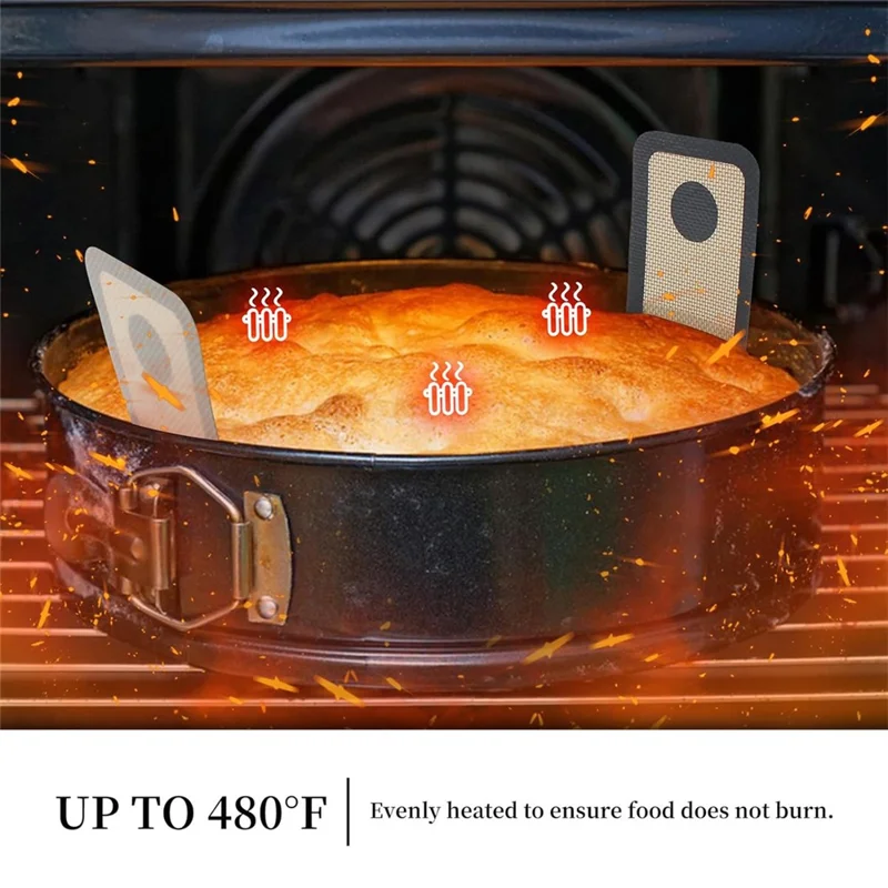 2Pcs Silicone Baking Mat Set 0.7mm Thick Bread Sling Non-Stick Long Handle Bread Making Tools (FDA Tested, FCM Certificate, BPA-Free) - Grey