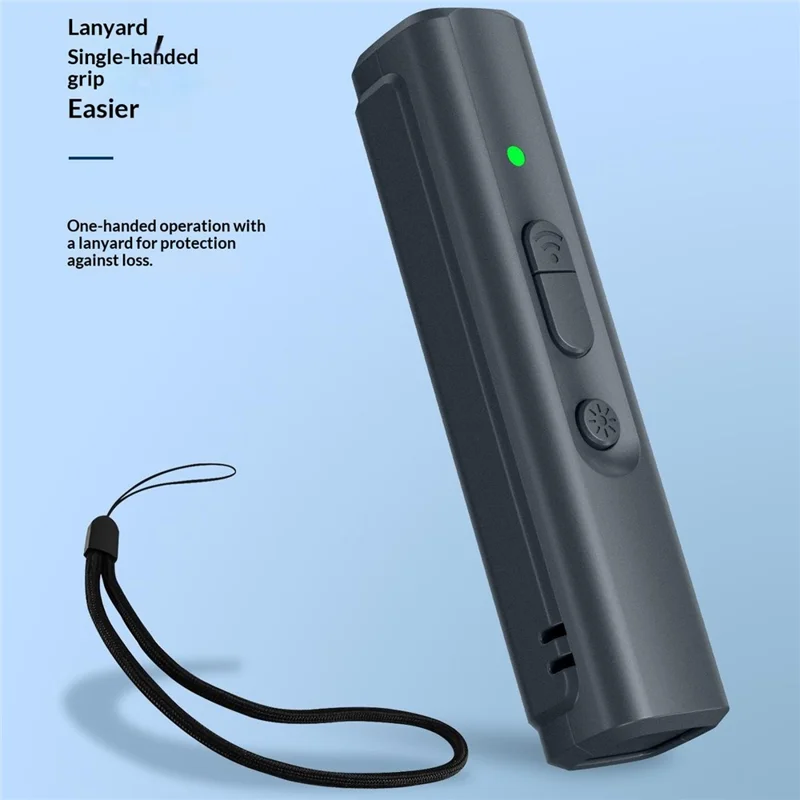 N11 Dissuasore Ultrasuoni per Cani, Dispositivo Antiabbaiamento con Luce UV - Nero