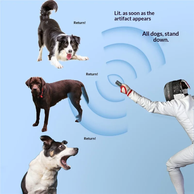 N11 Dissuasore Ultrasuoni per Cani, Dispositivo Antiabbaiamento con Luce UV - Nero