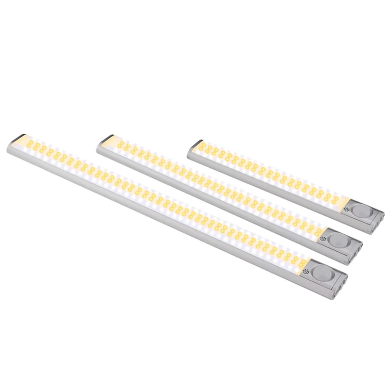 LEMONDA SMART A58 80/120/160LED USB Human Body Infrared Induction Light Lamp for Cabinet Wardrobe Kitchen - 80LED