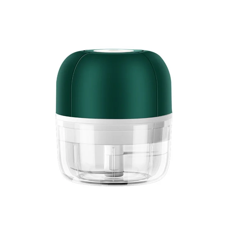 100ml Mini USB-Ladegerät Knoblauch-Zerkleinerer Küchen-Gemüse-Ingwer-Stampfer (BPA-frei, ohne FDA-Zertifikat) - Grün