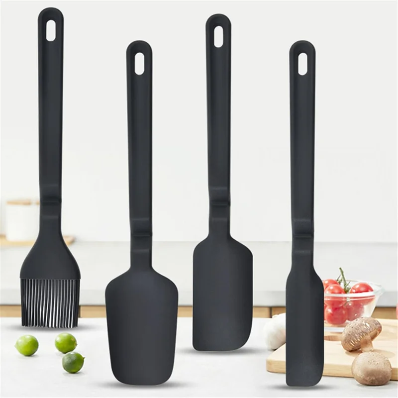DS11185 Stackable Silicone Spatulas Kitchen Bakery Utensils Bakeware Cookware for Baking (BPA-Free, FDA Certified) - Brush