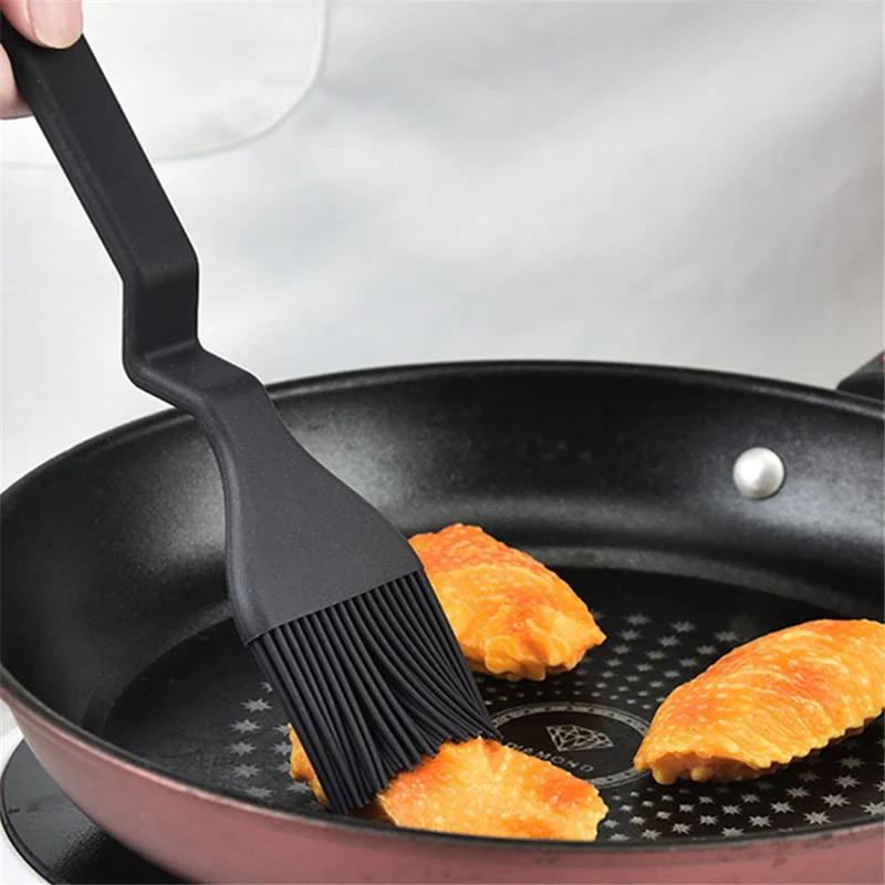 DS11185 Stackable Silicone Spatulas Kitchen Bakery Utensils Bakeware Cookware for Baking (BPA-Free, FDA Certified) - Brush