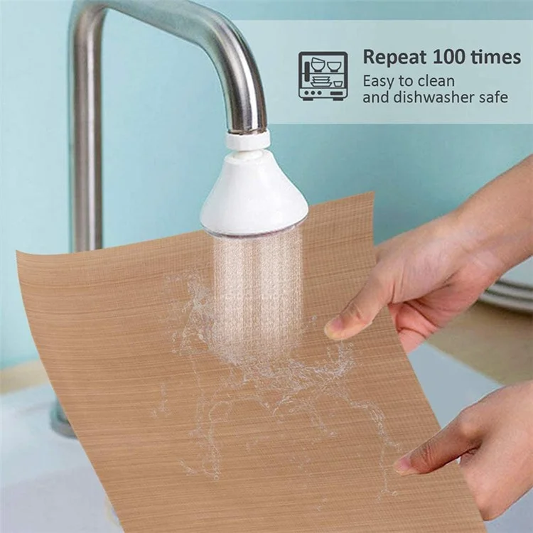 33*33cm Reusable Baking Sheet for Square Baking Pan Non-stick Cake Mold Liner (BPA Free, No FDA Certificate)