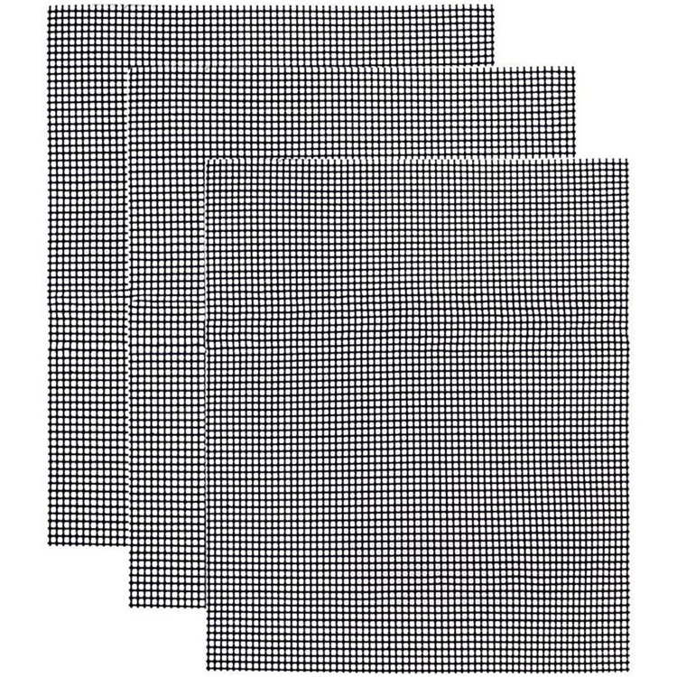 3 шт. Сетка из стекловолокна, устойчивая к высоким температурам, размер 30x40 см, антипригарная решетка для гриля для рыбы (без сертификата FDA, без содержания БФА)