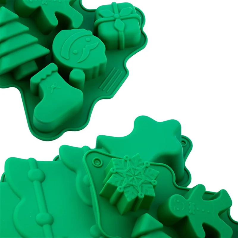 Christmas Silicone Mold Kitchen Chocolate Tray DIY Decoration Cake Baking Tool (No FDA Certificate) - Star+Elk