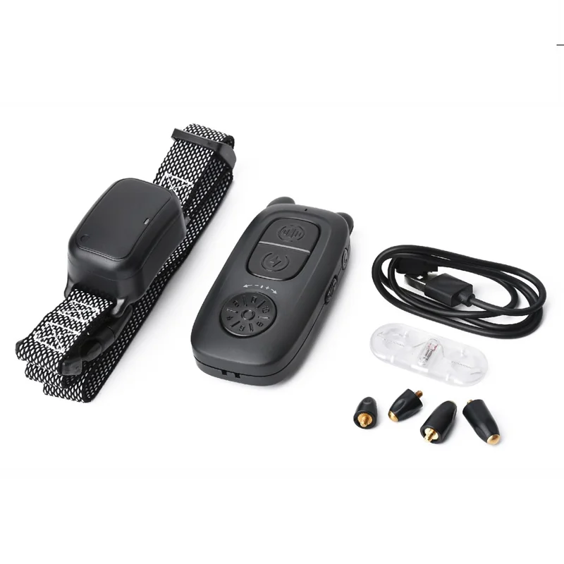 DOBE DB800 Anti Bark Training Collar Pet Dog Barking Control Device (1 Remote+1 Receiver) - Blue