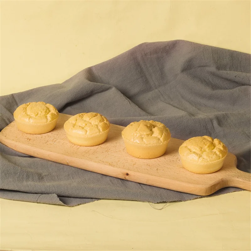 12-Cell Muffin Cup Cake Silicone Mold Chocolate Cake Baking Mold (BPA-Free, No FDA Certificate) - Pink